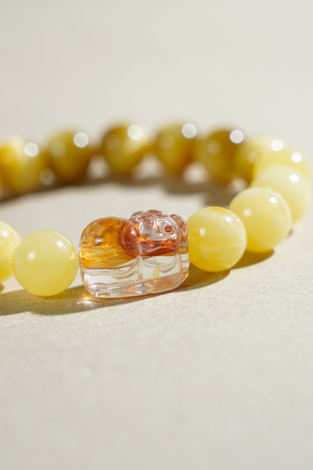 Taiora 五行土生金黃水晶手串 - 天然黃水晶能量珠寶 - 圖4