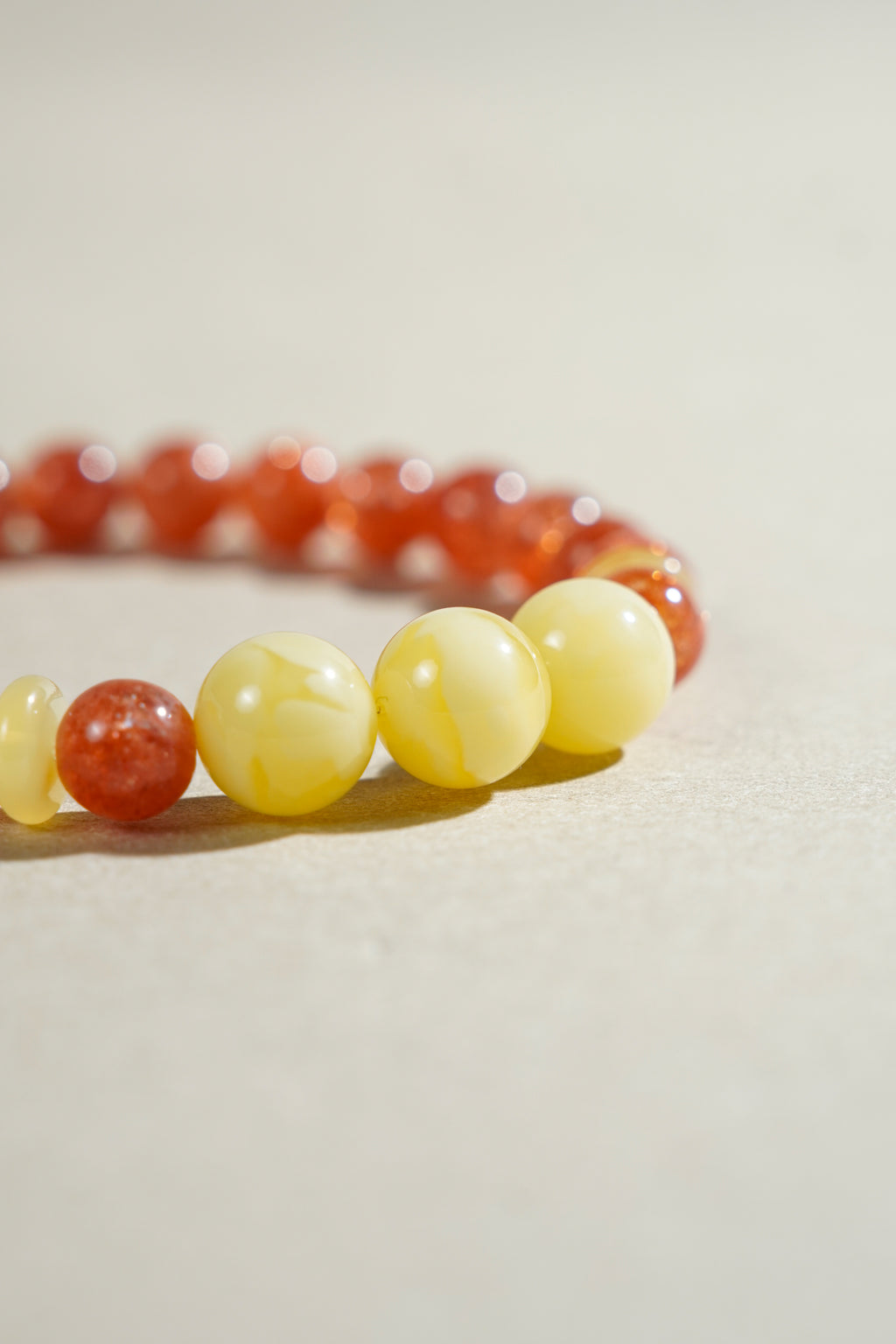 Taiora 五行 · 火生土-太陽石手串 - 五行能量珠寶 - 圖4