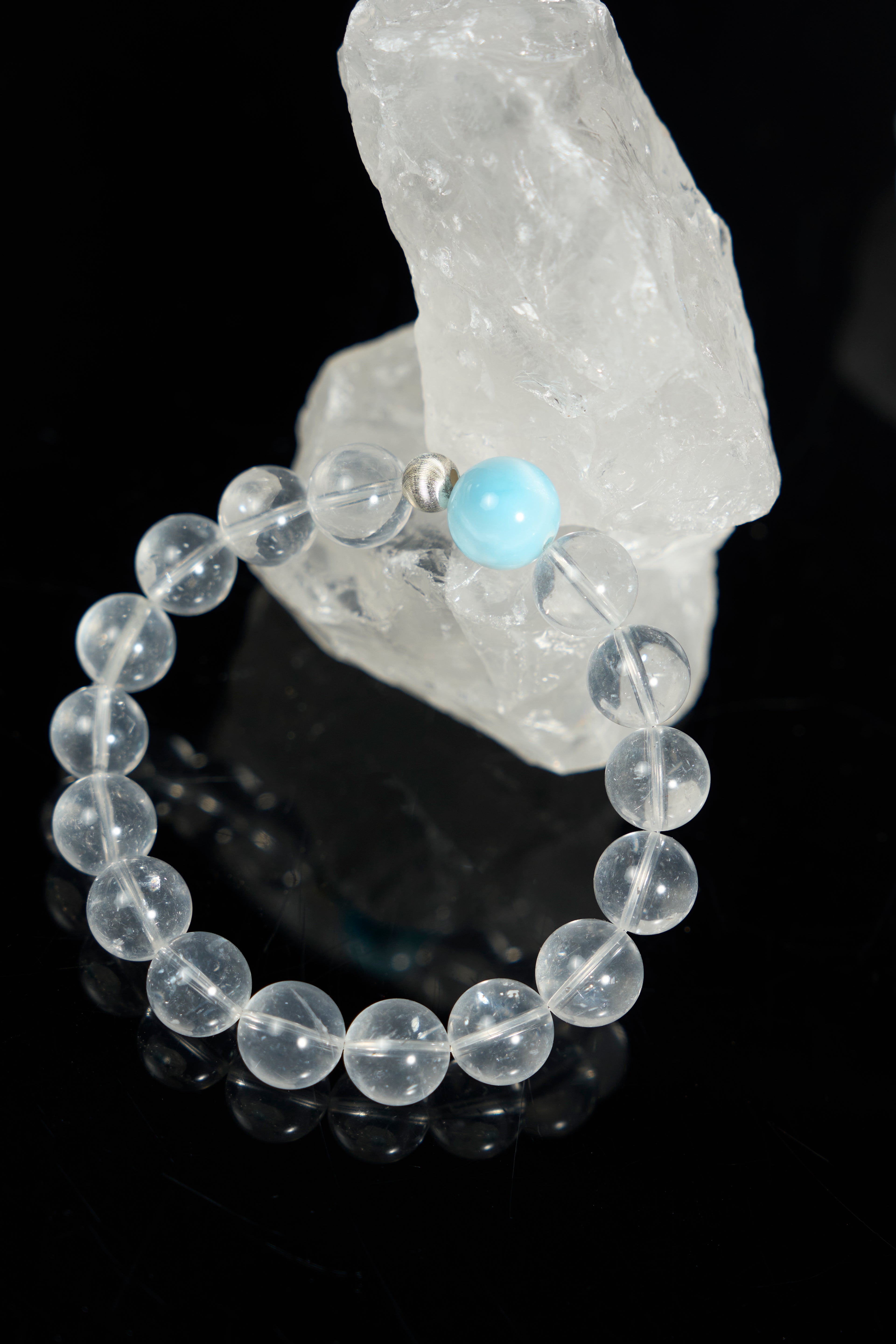 拉利瑪白草莓手鍊