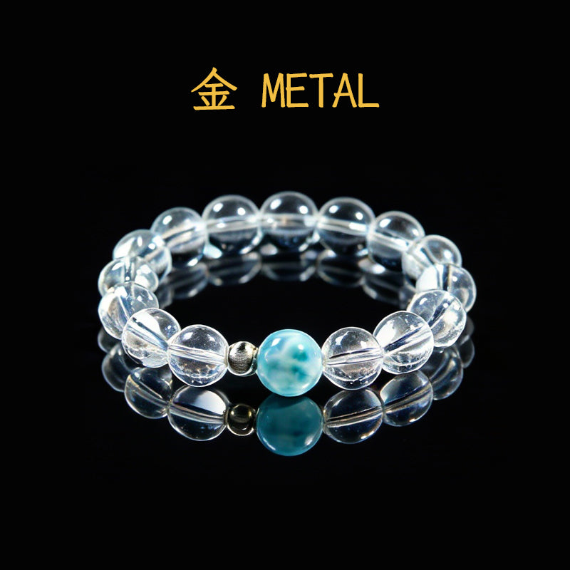 拉利瑪白草莓手鍊