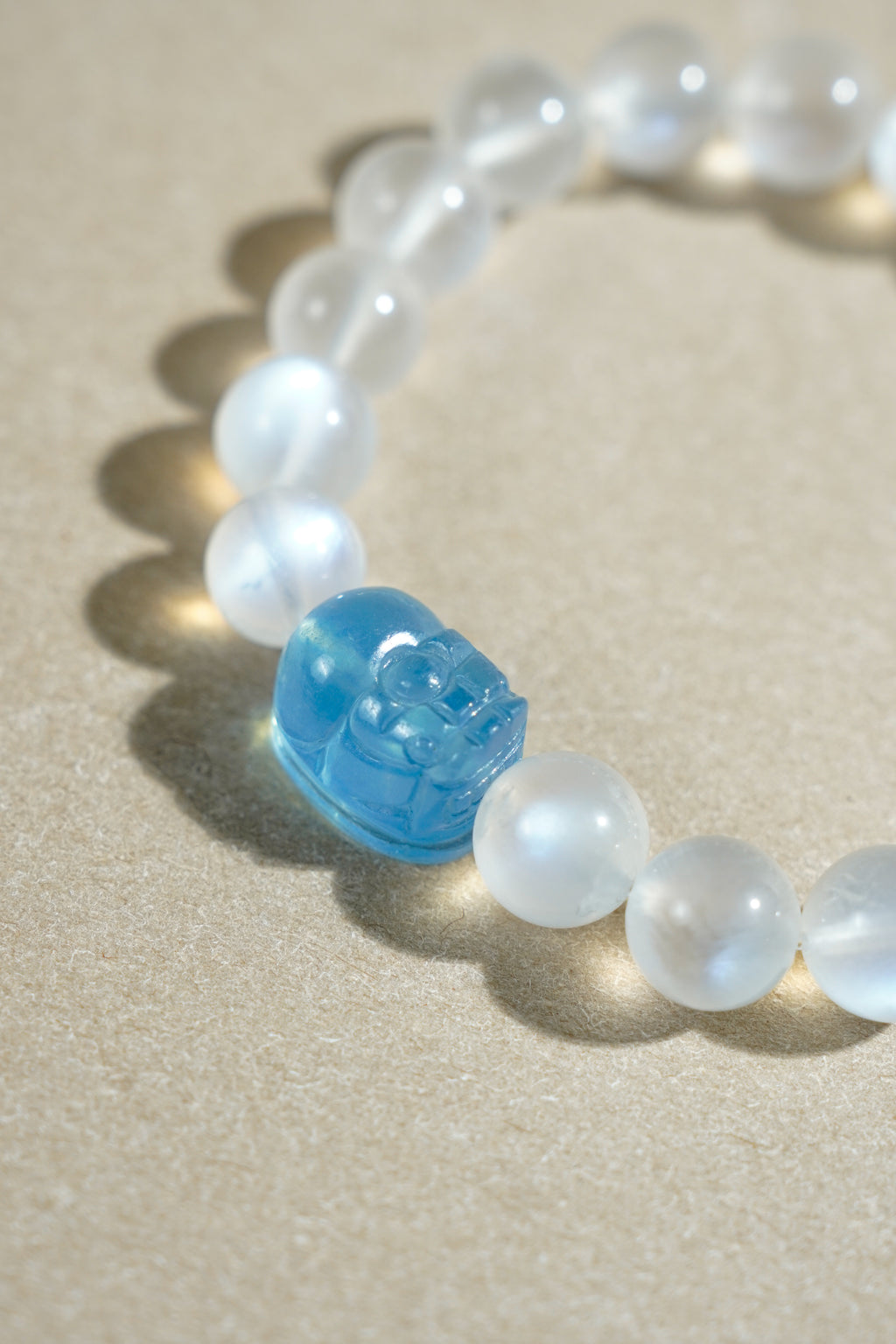Taiora 五行 · 金生水-月光石貔貅手串 - 五行能量珠寶 - 圖4