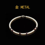 黑金草莓石英珍珠項鍊