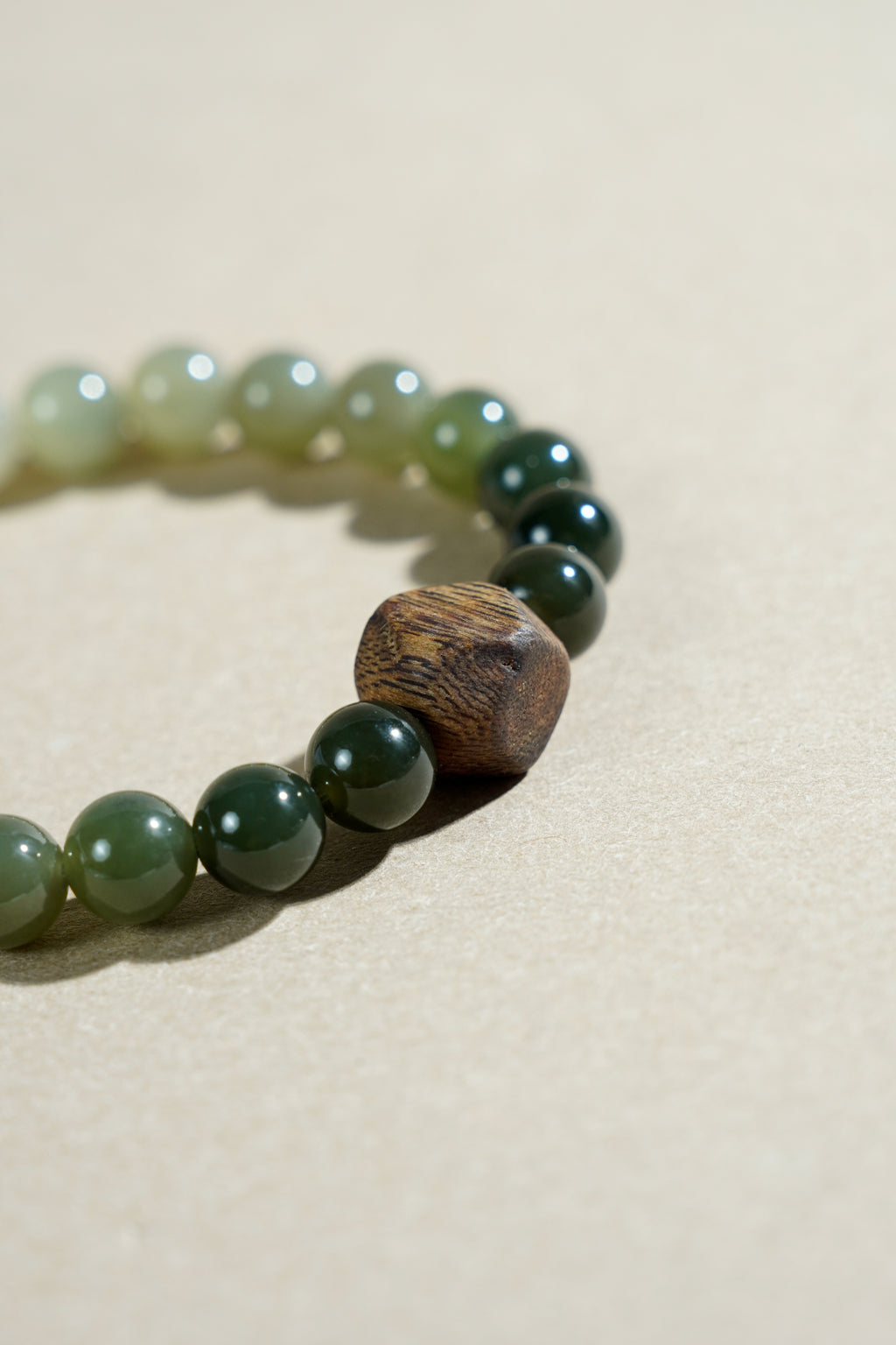 Taiora 五行 · 木-和田玉沉香手串 - 五行能量珠寶 - 圖2