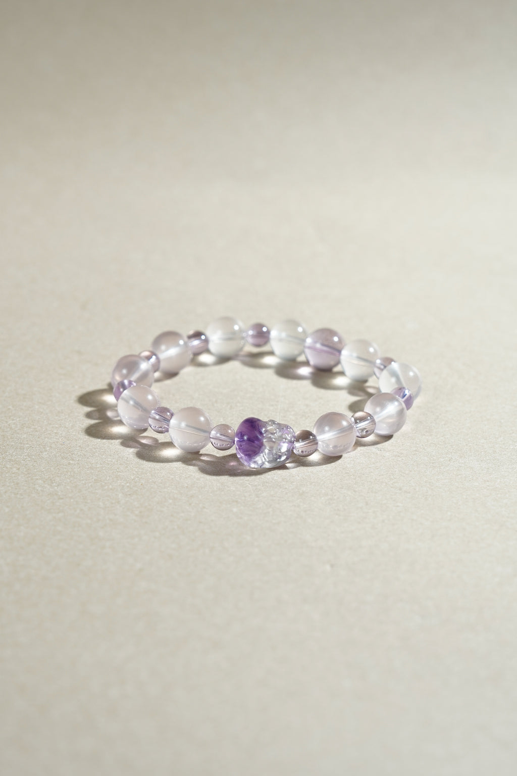 Taiora 五行 · 火-紫水晶超七貔貅手串 - 五行能量珠寶