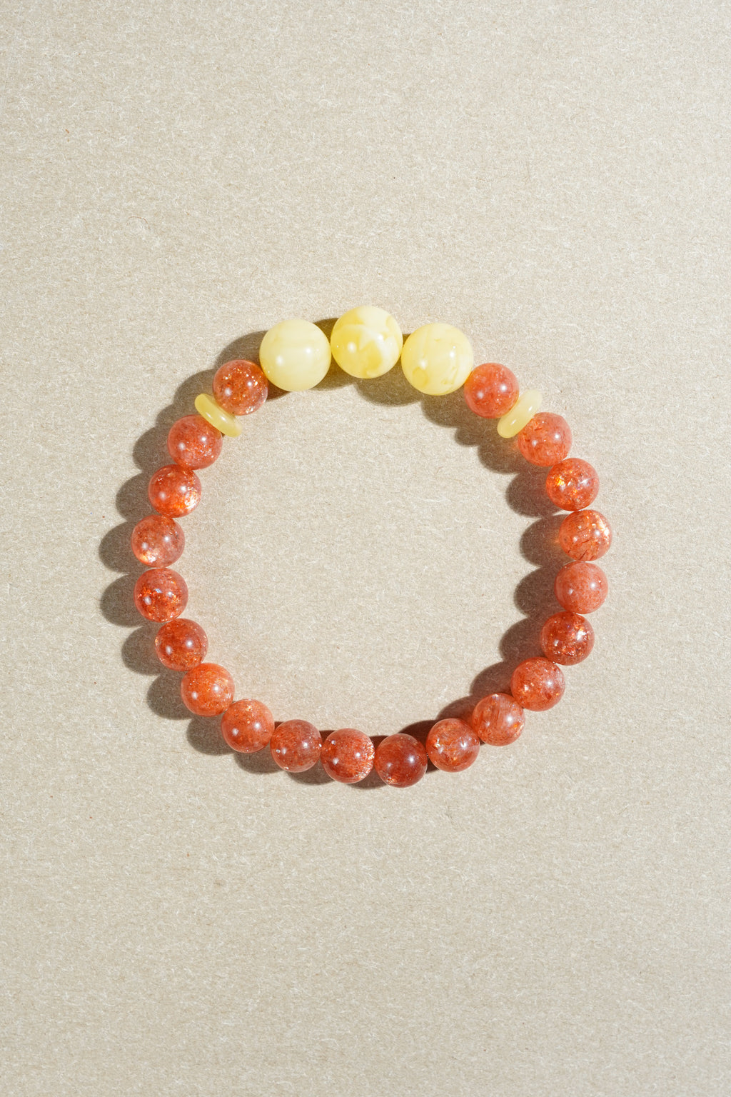 Taiora 五行 · 火生土-太陽石手串 - 五行能量珠寶 - 圖2