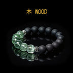 軟玉-綠色幻影石英手鍊